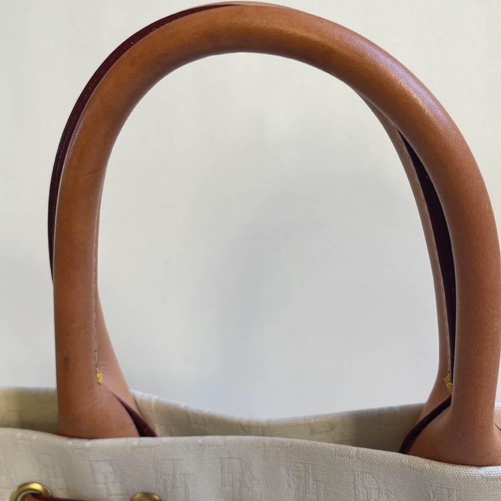 NWOT DOONEY & BOURKE VINTAGE SIGNATURE CANVAS LEATHER SHOULDER TOTE NEVER USED - Picture 11 of 17